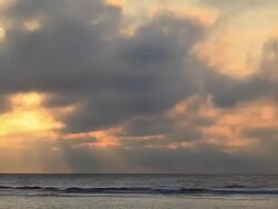 Stormy sunrise time lapse Stock Footage