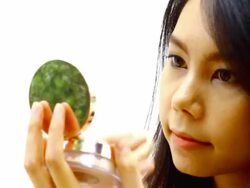 asian women make up Stock Footage