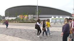 Rio Olympic Velodrome during Rio 2016 Olympics News Clip