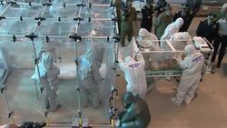 Italy defence ministry holds exercises on how to deal with migrants suspected of carrying Ebola News Clip