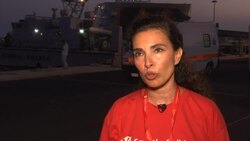 Ship with rescued migrants arrives in Pozzallo Instructional Video