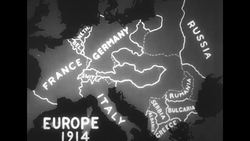 Map of Europe before and after World War I News Clip