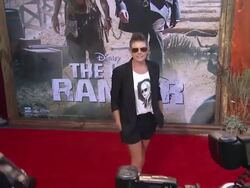 Natalie Maines at "The Lone Ranger" Los Angeles Pr Stock Footage