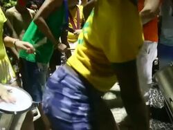 FIFA 2014 World Cup: Brazil v Colombia Stock Footage