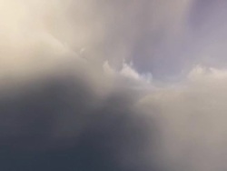 Flying through cumulus Stock Footage