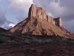 'Parriott Mesa in Moab, Utah' Stock Footage
