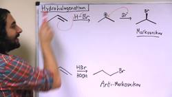 Hydrohalogenation, Hydration, Dihalogenation Instructional Video
