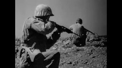 MOT 1945: BATTLE OF IWO JIMA: MARINES ADVANCE ON MOUNT SURIBACHI Instructional Video