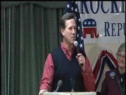 An uphill climb greets GOP hopeful Rick Santorum in New Hampshire.  Fresh off a strong showing in Iowa, he is explaining his resume to voters who are seeing it for the first time. Instructional Video