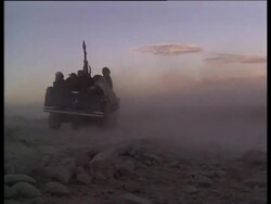 The Bombing and Capture of Tora Bora, Afghanistan B News Clip