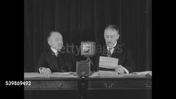 Henry Stimson broadcasts birthday greetings to Emperor Hirohito of Japan News Clip