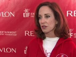 INTERVIEW: Lilly Tartikoff talks about her late husband that died of cancer and why it's important for her to walk at 15th Annual EIF Revlon Run/Walk For Women Stock Footage