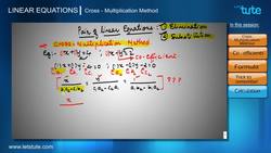 Pair of Linear Equation in Two Variables - Reducible Method Instructional Video