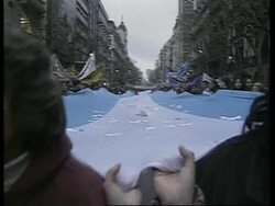 ARGENTINA: DEMONSTRATIONS AGAINST GOVERNMENT EDUCATION POLICIES News Clip