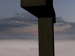 Old Rugged Cross Sunrise Clip 1 of 4 Stock Footage