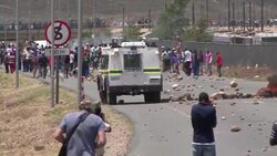 Farm workers stage violent protest over pay demands, police retaliate with rubber bullets News Clip