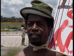 SOUTH AFRICA: BOYCOTT SHELL OIL DEMONSTRATION News Clip