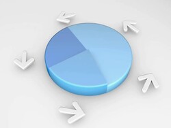 HD: Animated Spinning Pie Chart Stock Footage