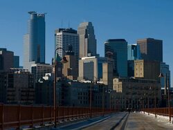MINNEAPOLIS SKYLINE 1 PAL Stock Footage