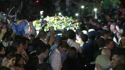 CLEAN : Tens of thousands mourn Brazil presidential candidate Campos News Clip
