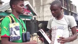 VOICED : Solar lamps light way despite Cameroon blackouts News Clip