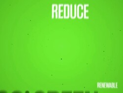Recycle related words animation Stock Footage