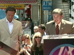 NEWS CAPSULE CLEAN: Mark Burnett Honored With A Star On The Hollywood Walk Of Fame Stock Footage