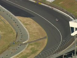MS AERIAL TS Shot of Lowe's Motor Speedway / North Carolina, United States Stock Footage