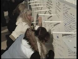 Signing of steel beam to be part of tower planned Ground Zero News Clip