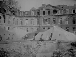 WWI Field Hospital Stock Footage