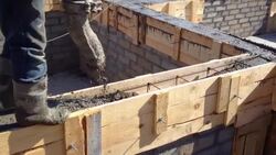 Formwork concrete Stock Footage