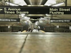 TIME LAPSE, Grand Central Terminal, Number 7 Train Stock Footage