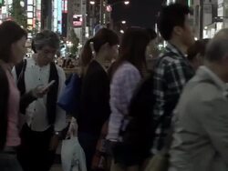 Pedestrians walking in Shinjuku, Tokyo, Japan. Stock Footage