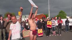 Protest against capitalist policies of G8 countries and exploitation of the environment News Clip