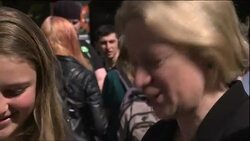 Natalie Bennett Campaigning in Sheffield - General Election 2015 News Clip