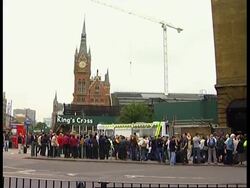 King's Cross evacuated News Clip