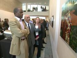 EVENT CAPSULE CLEAN: An Evening of Food and Fotos LA For Foundation Rwanda, Beverly Hills, CA, United States, 04/08/11  Stock Footage