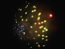 Firework start shape Stock Footage