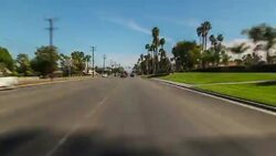 Driving California Los Angeles Stock Footage