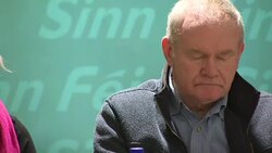 Martin McGuinness & Gerry Adams at Meeting News Clip