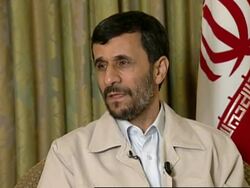 AP intw with Iran's President Ahmadinejad News Clip