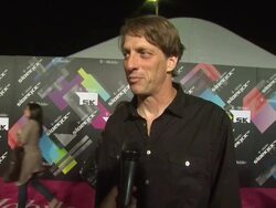 EVENT CAPSULE REPORTER/CHYRON: T-Mobile Sidekick 4G Launch, Los Angeles, CA, United States, 4/20/11 Stock Footage