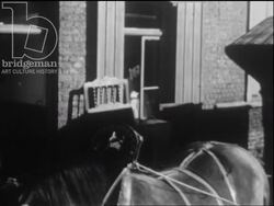 New housing in a mining town. France, 1950 Stock Footage
