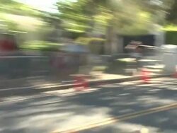 Michael Jackson Tribute At Jackson Family Home Stock Footage