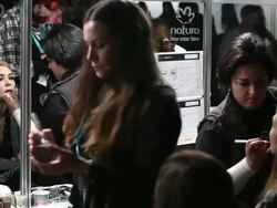 ATMOSPHERE: guests Stock Footage