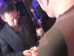 Grant Bowler (L) at STK in West Hollywood at the Celebrity Sightings in Stock Footage