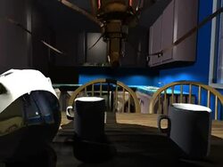 Kitchen in the morning or evning Stock Footage