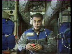 SPACE: ASTRONAUT DAVID WOLF MIR SPACE STATION MISSION News Clip