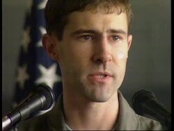 ITALY: US PILOT RESCUED IN BOSNIA WELCOMED AT AVIANO AIRBASE News Clip