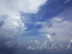 Rain and sky Stock Footage